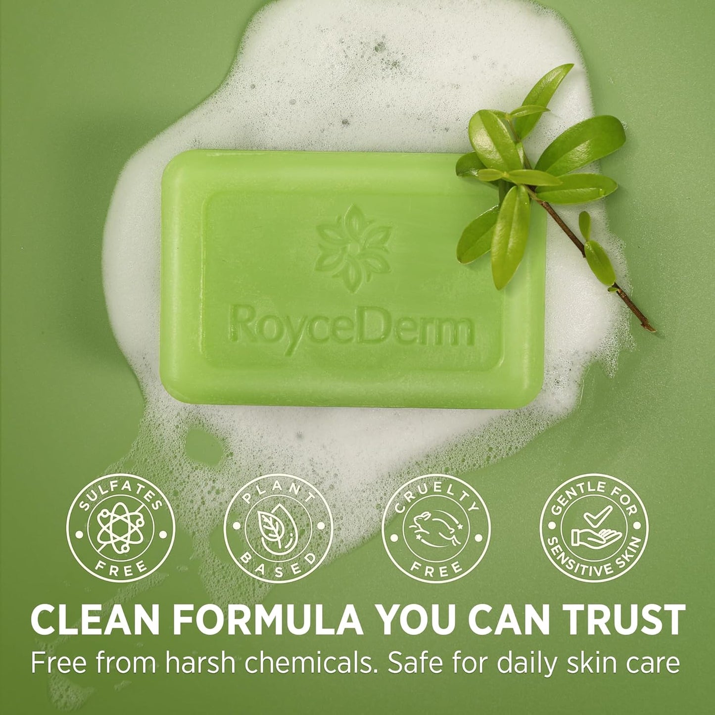 Antifungal Antibacterial Tea Tree Soap: Antifungal Antibacterial Treatment for Face & Body Acne, Athlete'S Foot, Tinea, Folliculitis Ringworm Jock Itch (Pack of 1)